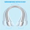 Portable Neck Fan Leafless Hands Free Quiet Lightweight USB Charging