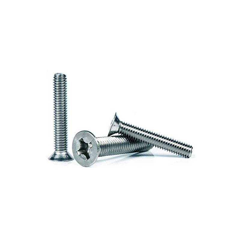 M3 (3mm x 25mm) Phillips Countersunk Machine Screws Flat Head