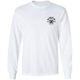 Koloa Surf Company Mens Kauai Surfboards Logo Long Sleeve Heavy Cotton Tee-XL-White/b