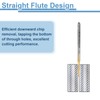 sourcing map 2pcs Straight Flute Thread Tap, M1.6 x 0.35