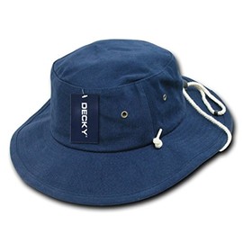 DECKY Aussie Hat Plain, Navy