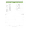 2026 A5 size week on two pages diary organiser refill