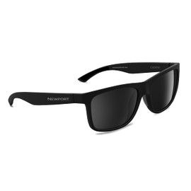 Newport polarized Calypso +2.50 Bifocal Sunglasses Black Frame with Grey (Smoke) Polarized Lenses