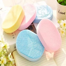 JQ Face wash sponge, face brush, exfoliating brush, pore brush, pore brush, makeup tool / 세안스펀지 페이스솔 각질브러쉬 모공브러시 모공솔 메이크업도구