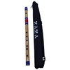 Professional 6 Holes Polished Bamboo Flute - (Indian Flute) With