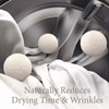 Estink Wool Dryer Balls, Pack of 6 Wool Laundry Balls