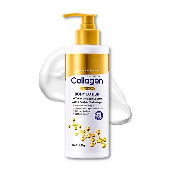 Collagen Body Lotion 300ml- Collagen Cream for Women/Mens with Skin