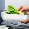 3pcs Fruits & Vegetable Colander Set,2 in 1 Fruit Washing