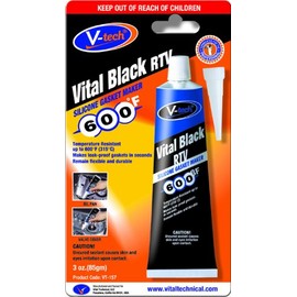 Streetwize VT-157 Vital Black RTV Gasket Makers 85 g