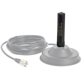 YiNiTone AT-UV101 PL259 UHF/VHF 136-174MHz 400-470MHz Amateur Radio Low Profile DualBand Car Mobile Antenna for Car Truck Two Way Radio Mobile Ham Radio Marine VHF Antenna