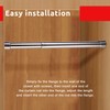 31-51 cm Clothes Rail Made of Stainless Steel, GEBAUM Retractable