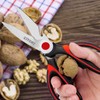 Kitchen Scissors, 21 cm, Universal Scissors with Blade Cover, Sharp