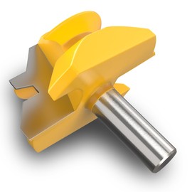 1/2" Shank 45 Degree Lock Miter Router Bit Joint Router Bit 1/2" 3/4" 1" Cutting Height Woodworking Tools Router Bit Set- 3PCS