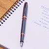 Parker IM Vibrant Rings Fountain Pen | Satin Black Lacquer