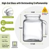 68 Oz Seal Pitcher With Lid and Spout, Large Iced