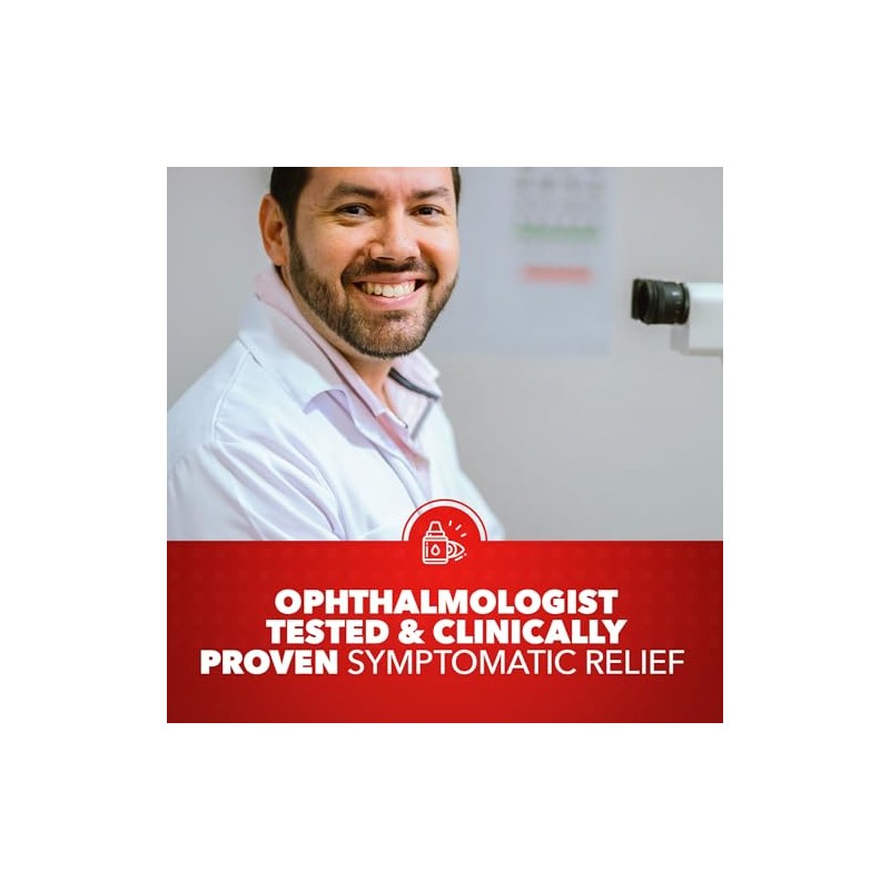 Pomada lubricante para ojos estéril Stye, probada por oftalmólogos, 0.125