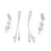 SJZBIN 1Pair 12V PoE Adapter Waterproof PoE Splitter Adapter POE