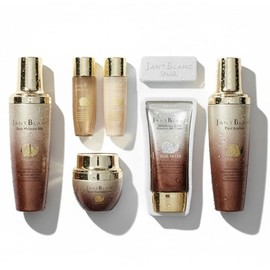 Herbal extract, skin glow, snail slime basic set, women's cosmetics / 한방추출물 피부윤기 달팽이점액 기초세트 여성화장품