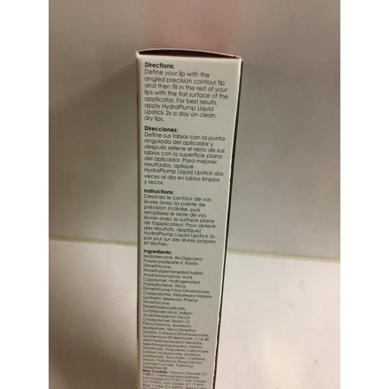 Grande Lips Hydraplump Liquid Lipstick DESERT PEAK long wear Semi