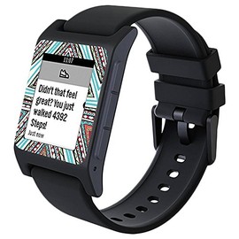 MightySkins Skin Compatible with Pebble 2 SE Smart Watch - Aztec Pyramids | Protective, Durable, and Unique Vinyl Decal wrap Cover | Easy to Apply, Remove, and Change Styles | Made in The USA