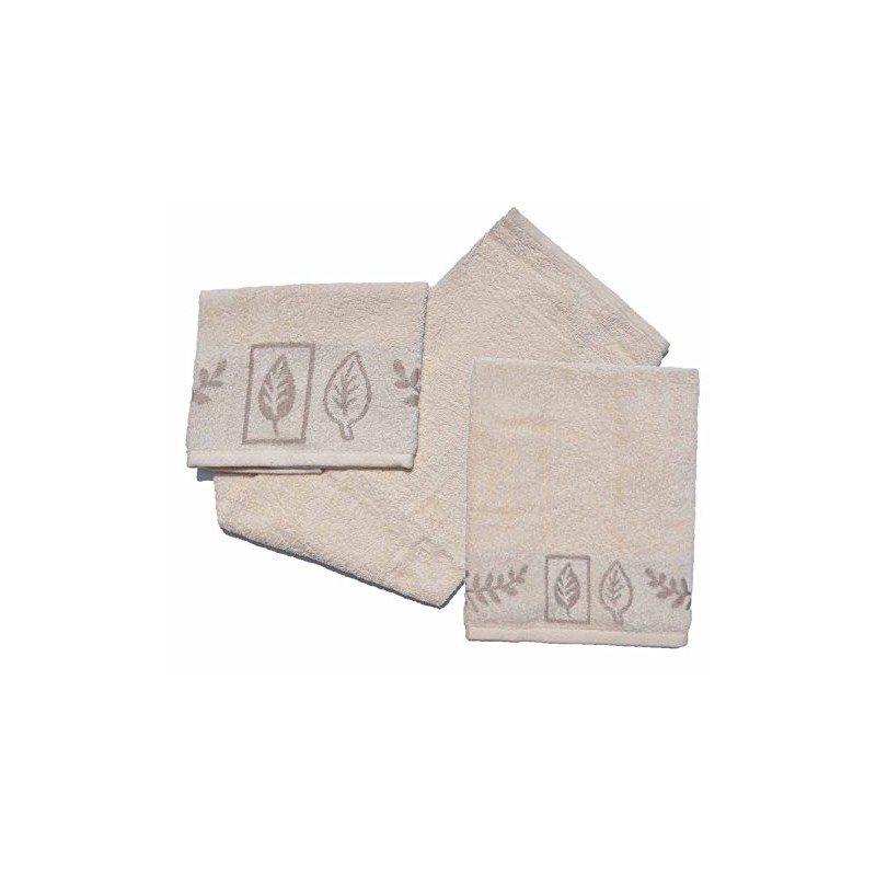Casatessile Edera Pair of Cotton Terry Towels Set of 2