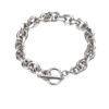 YINKE Bracelet, Men's, Women's, Accessories, Stainless Steel, Mantel, Chain, Silver,