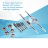 12Pcs Drill Tap Die Wrench Manual Thread Tapping Tool Set