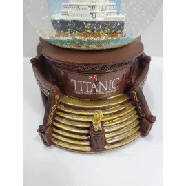 Large Titanic Grand Staircase Snow Globe in Original Box