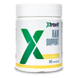 Xtravit Hair Support 60 Cpsulas Biotina Zinc Sin Ogm Na                                                                                               