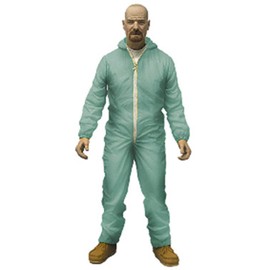 Mezco Toys Breaking Bad: Green Haz-Mat Suit Walter 6" Figure, White