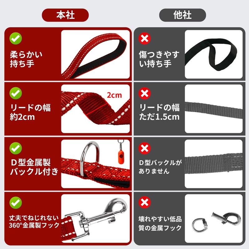 Dog Leash Long Leash for Dog Training, Training for Large