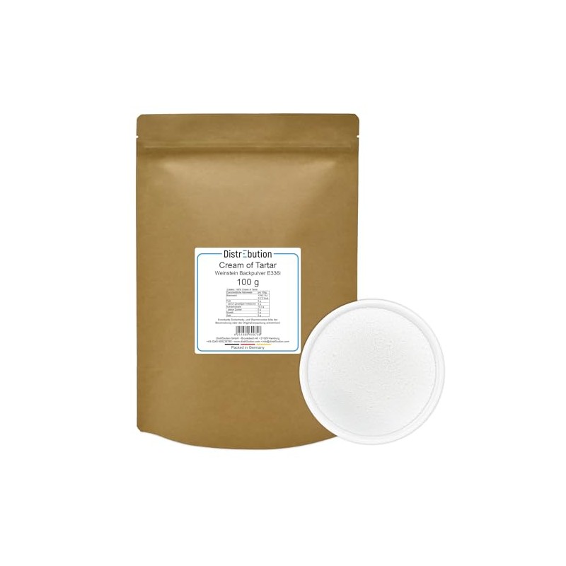 Weinstein 100g Cream of Tartar Meringue Potassium Tartrate