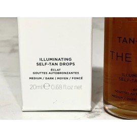 TAN-LUXE 2X 0.68 oz, 20 ml  Tan-Luxe The Face Illuminating Self-Tan Drops Medium/Dark NIB