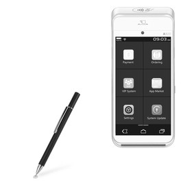 BoxWave Stylus Pen Compatible with Pax A920 - FineTouch Capacitive Stylus, Super Precise Stylus Pen - Jet Black
