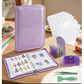 Sticker Organizer Binder for Collecting & Storage – Scrapbook Sticker Album for Neat Craft Organization