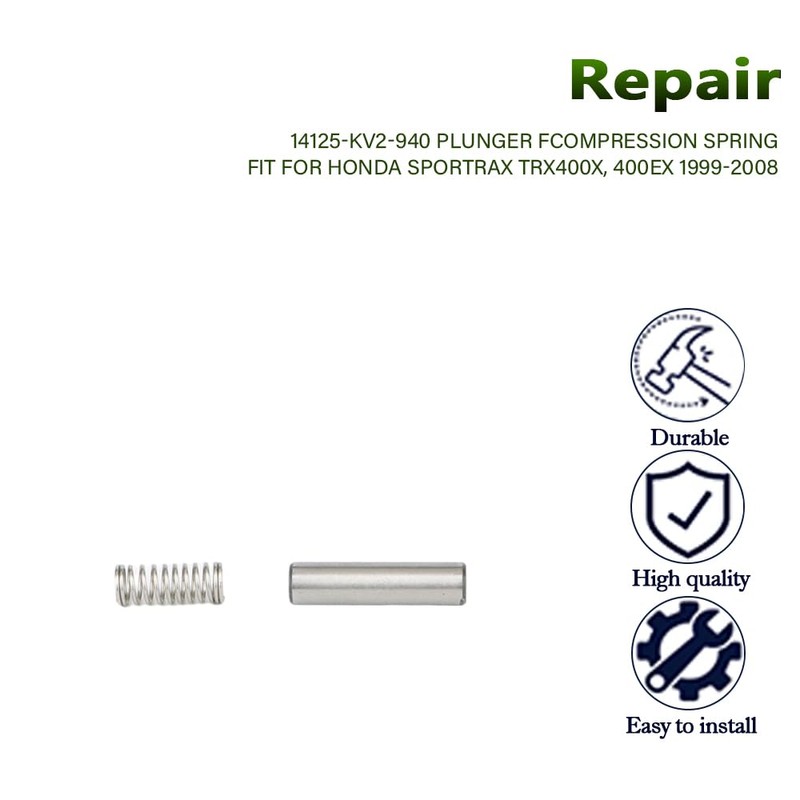 14125-KV2-940 Plunger FCompression Spring Fit For Honda Sportrax TRX400X, 400EX