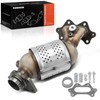 A-Premium Front Catalytic Converter Kit Direct-Fit Compatible with Honda Civic
