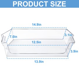 Upgraded W11239961 W10900538 Door Shelf Bin Replacement by Sikawai - Compatible with Whirl-pool Refrigerator WRS311SDH//WRS325SDH/WRS321SDH Replaces 4591452 W10900538 AP6333410 PS12578777 EAP12578777