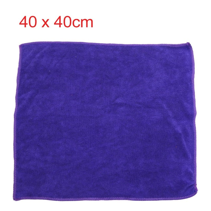Sourcingmap 2pcs 40 x 40cm 300GSM Microfiber Car Drying Washing