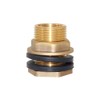 Joywayus 3/4" Female 1" Male Soild Brass Water Tank Connector