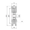 ZAB-S C60/10LL/8 Profile Plastic Roller with Ball Bearing for Rope