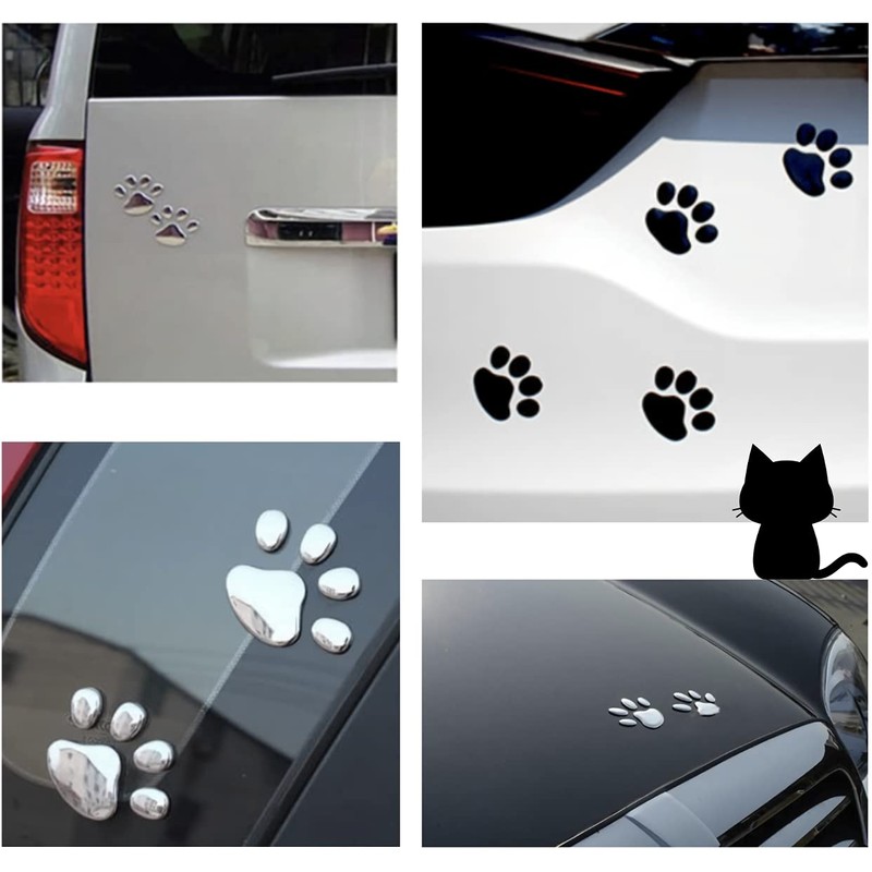 Donaly 4 Color Paw Paw Sticker Sticker Set of 12