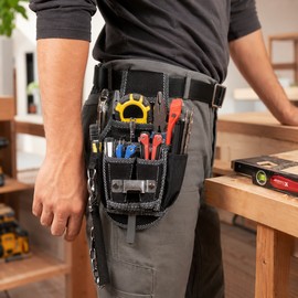 Magnetic Tool Belt Pouch for Home Improvement – 26-Pocket Adjustable Waist Storage for DIY and Carpentry