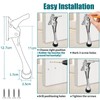 TOKPLNU Kick Down Door Stop, 4 Inch Heavy Duty Kick