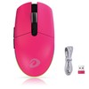 DAREU EM911T Ratón Gaming Inalámbrico Rosa