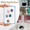 JJ PRIME - 16 Pcs Fridge Magnets | Round Fridge