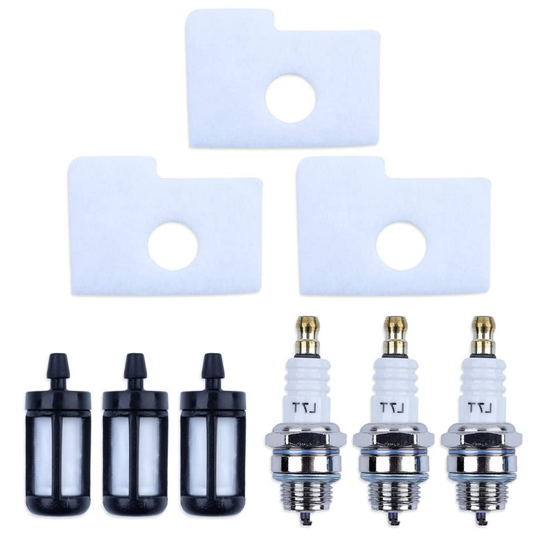 Gubeter Air Fuel Filter Spark Plug Tune Up Kit for