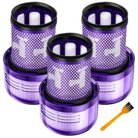 3 x 971517-01 Replacement Filters for Dyson V12 Detect Slim/Absolute Extra