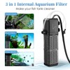 AQQA Aquarium Filter, Submersible Power Fish Tank Filter with Rainwater
