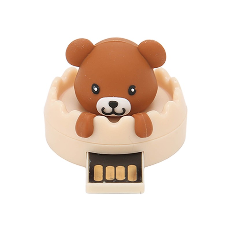 Cartoon USB Flash Drive Brown Bear Cartoon USB2.0 Support Hot